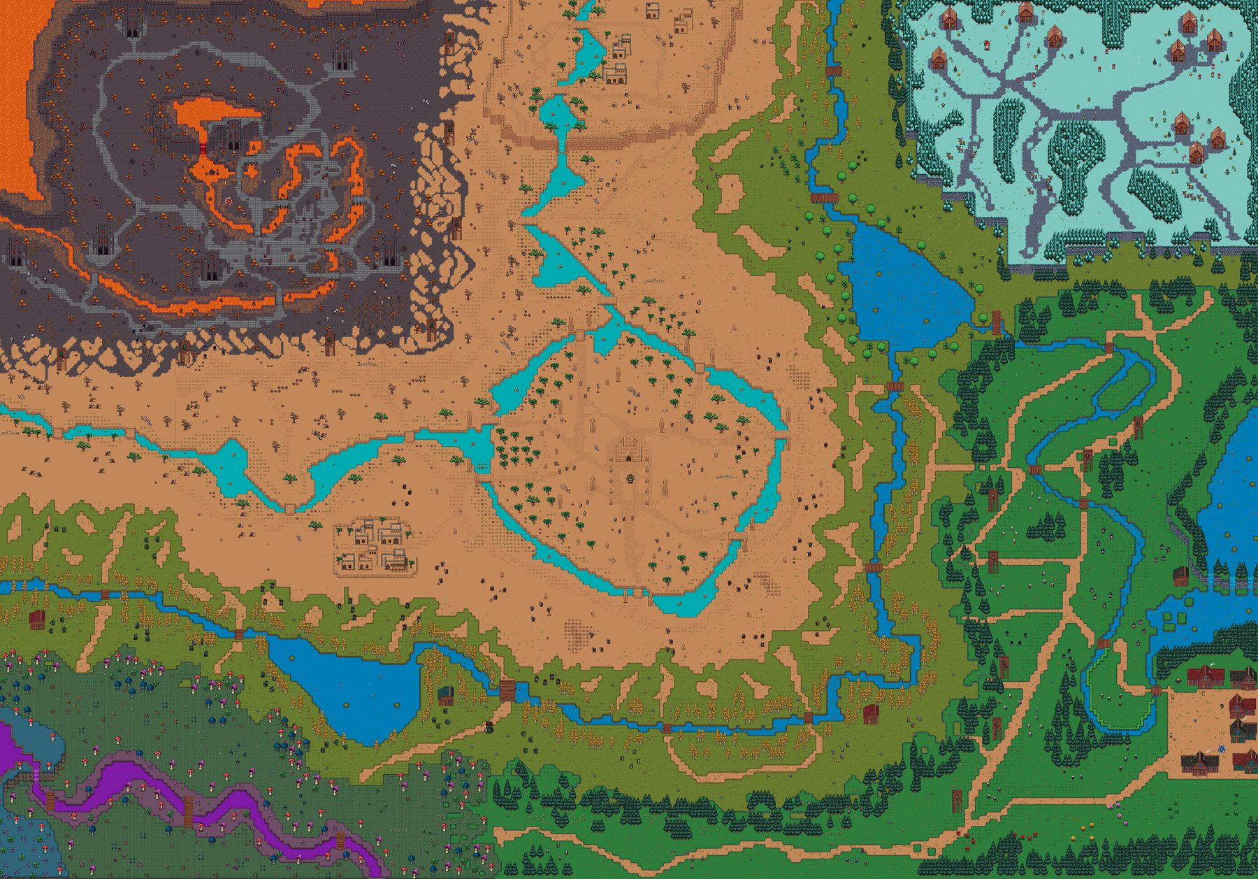 Vaelmark world map